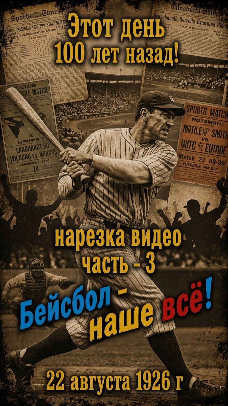 Прошлый мир удивит вас: самые странные события на планете! 22/08/1926-3 Этот день 100 лет назад!
