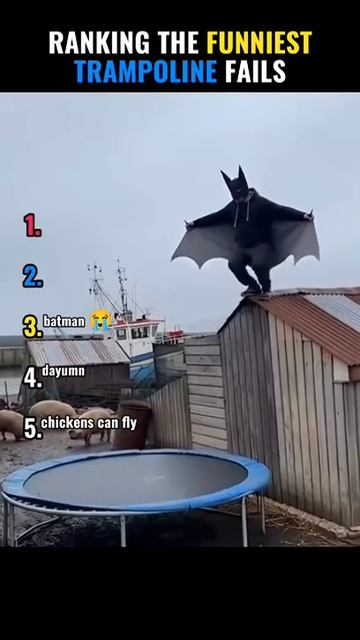 Топ моменты на батуте😂