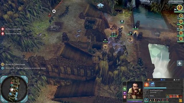WH40K DoW2 Retribution Прохождение кампании за Имперскую гвардию Часть 2. Ladon Temple Ruins