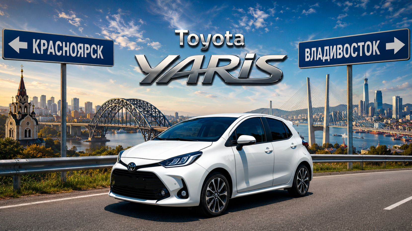 Перегон Toyota Yaris 2022 год . Владивосток- Красноярск в Августе.