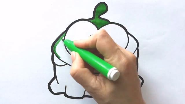 Как нарисовать АМ НЯМА / раскраска для детей / НарисуйКа