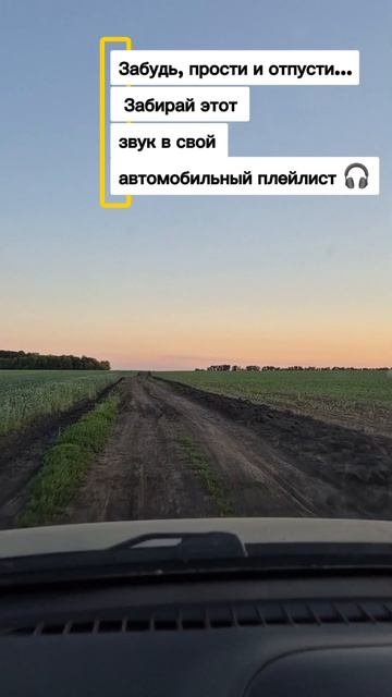 Забудь, прости и отпусти... Забирай этот звук в свой автомобильный плейлист 🎧