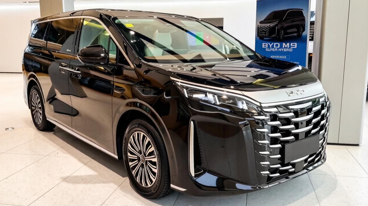 BYD M9 2026 года, роскошный семиместный минивэн будущего! Обзор автомобилей