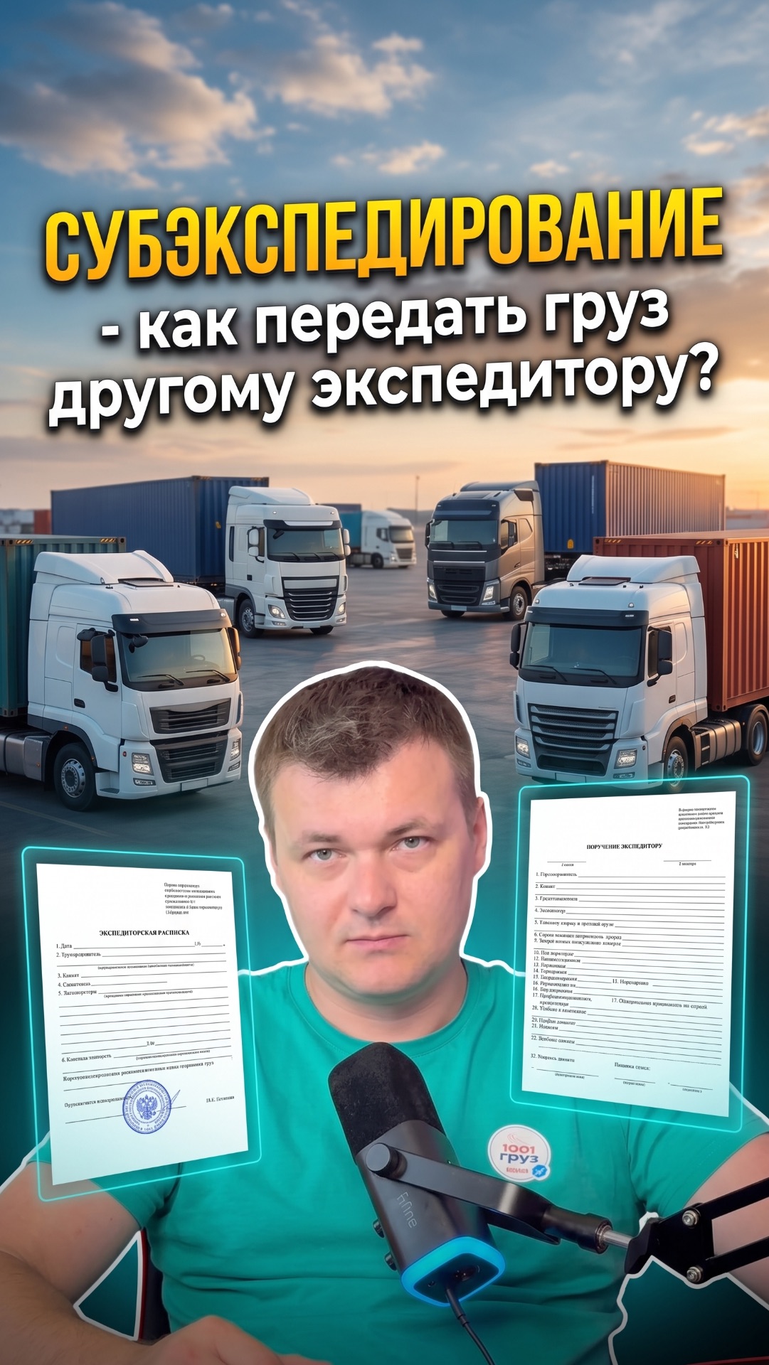Субэкспедиция - или как одному экспедитору передать груз другому экспедитору? Подпишись!