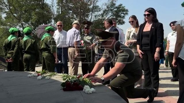 Митинг ко дню рождения адмирала Ивана Исакова в Ереване