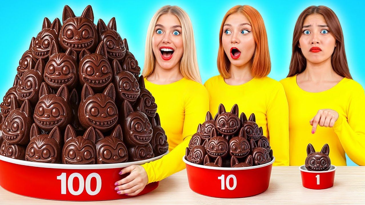 100 Слоев Еды Челлендж _ Забавные Кухонные Лайфхаки
