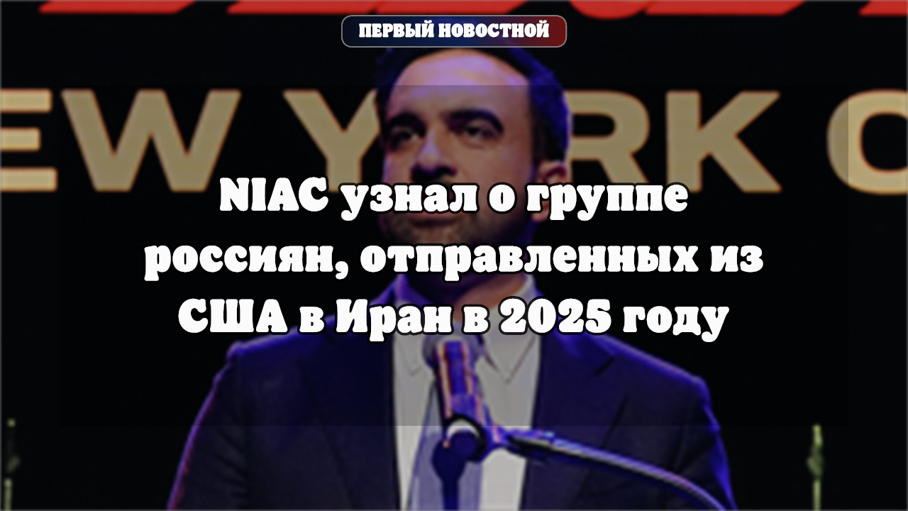 NIAC: россиян отправили из США в Иран на депортационном рейсе в 2025 году