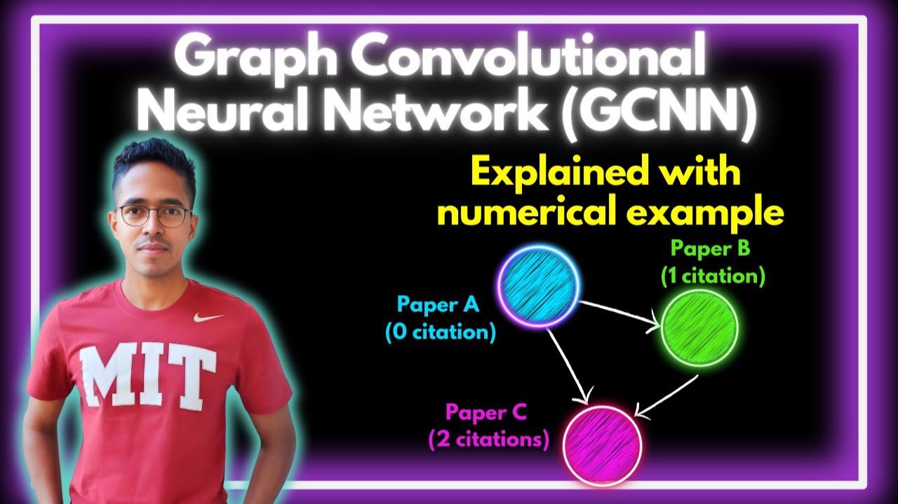 5) Graph Convolutional Neural Network (GCNN) Explained With A Simple Numerical Example