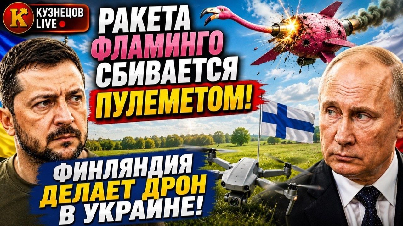 УКРАИНСКИЕ ДРОНЫ В ФИНЛЯНДИИ ФЛАМИНГО СБИЛИ С ПУЛЕМЕТА СРОЧНЫЕ УТРЕННИЕ НОВОСТИ