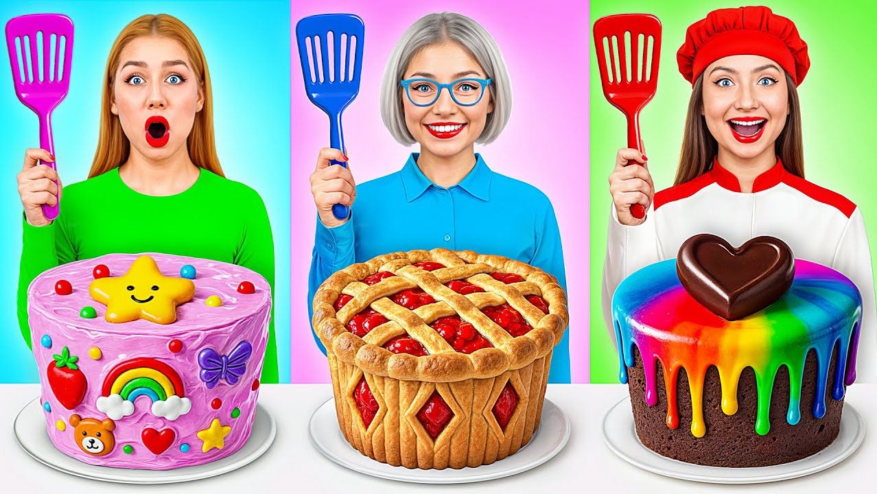 Кулинарный Челлендж_ Я против Бабушки _ Эпичные Кулинарные Лайфхаки