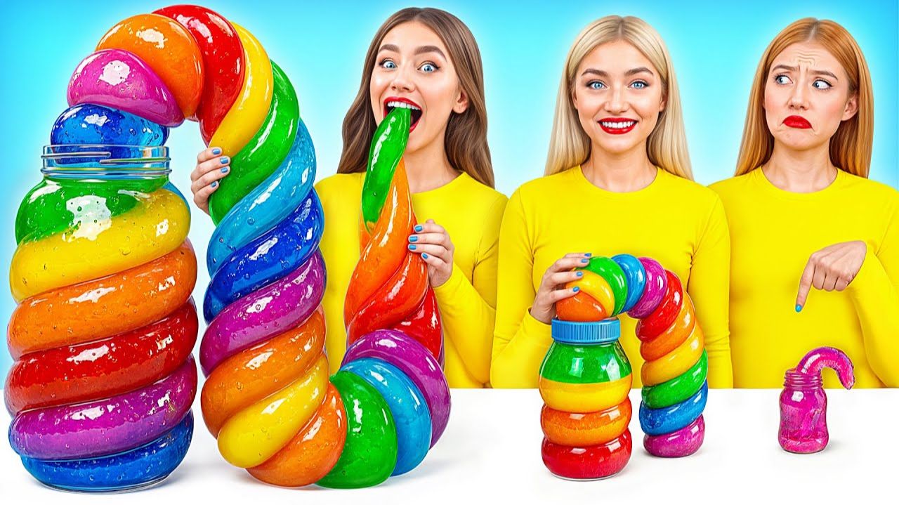 Большая Средняя или Маленькая Тарелка Челлендж _ Вкусные Кулинарные Хитрости