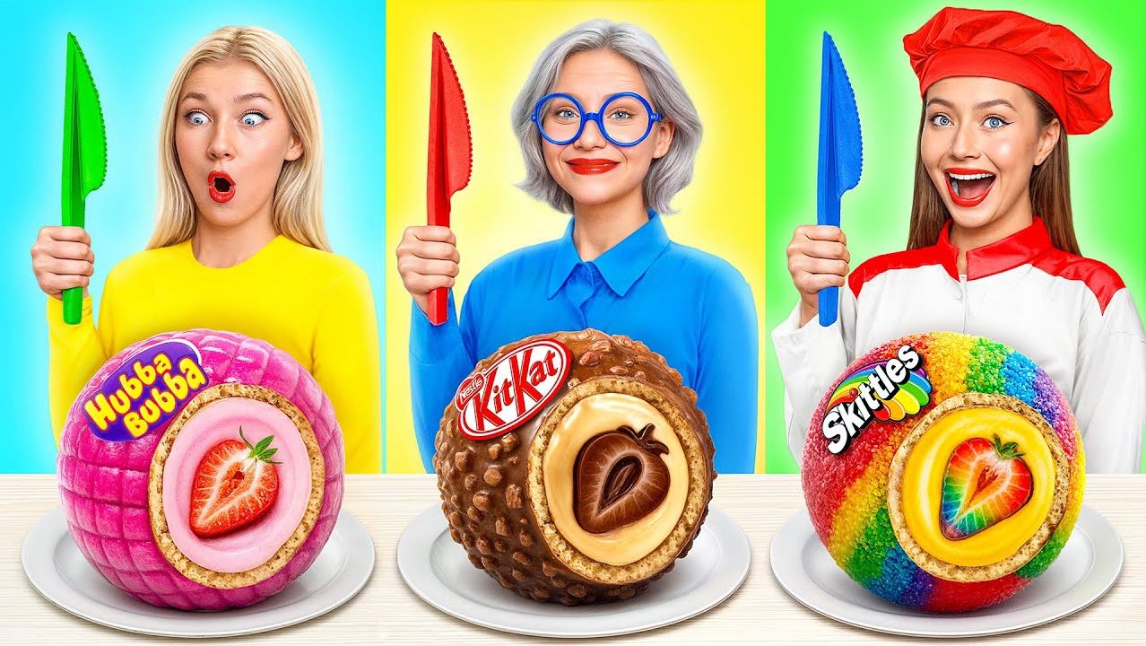 Кулинарный Челлендж_ Я против Бабушки _ Вкусные Рецепты
