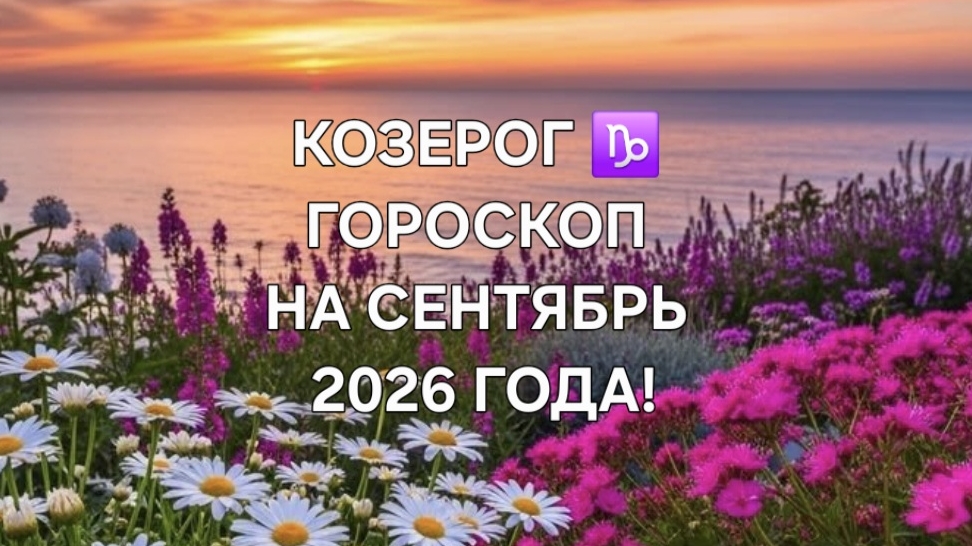 КОЗЕРОГ! ГОРОСКОП НА СЕНТЯБРЬ 2026 ГОДА! 