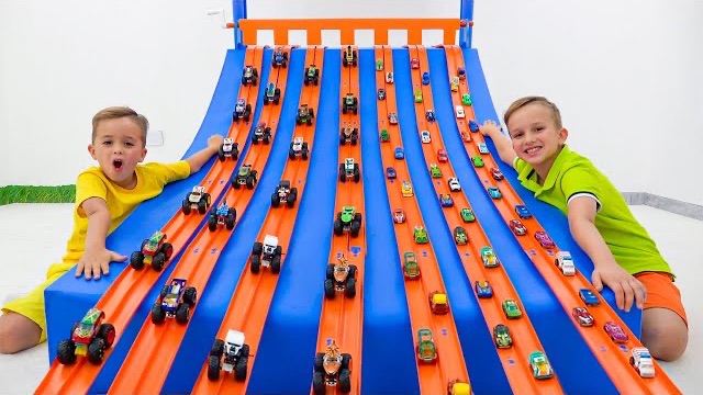 Vlad And Niki Play With Toy Cars And Have Fun With New Playsets
