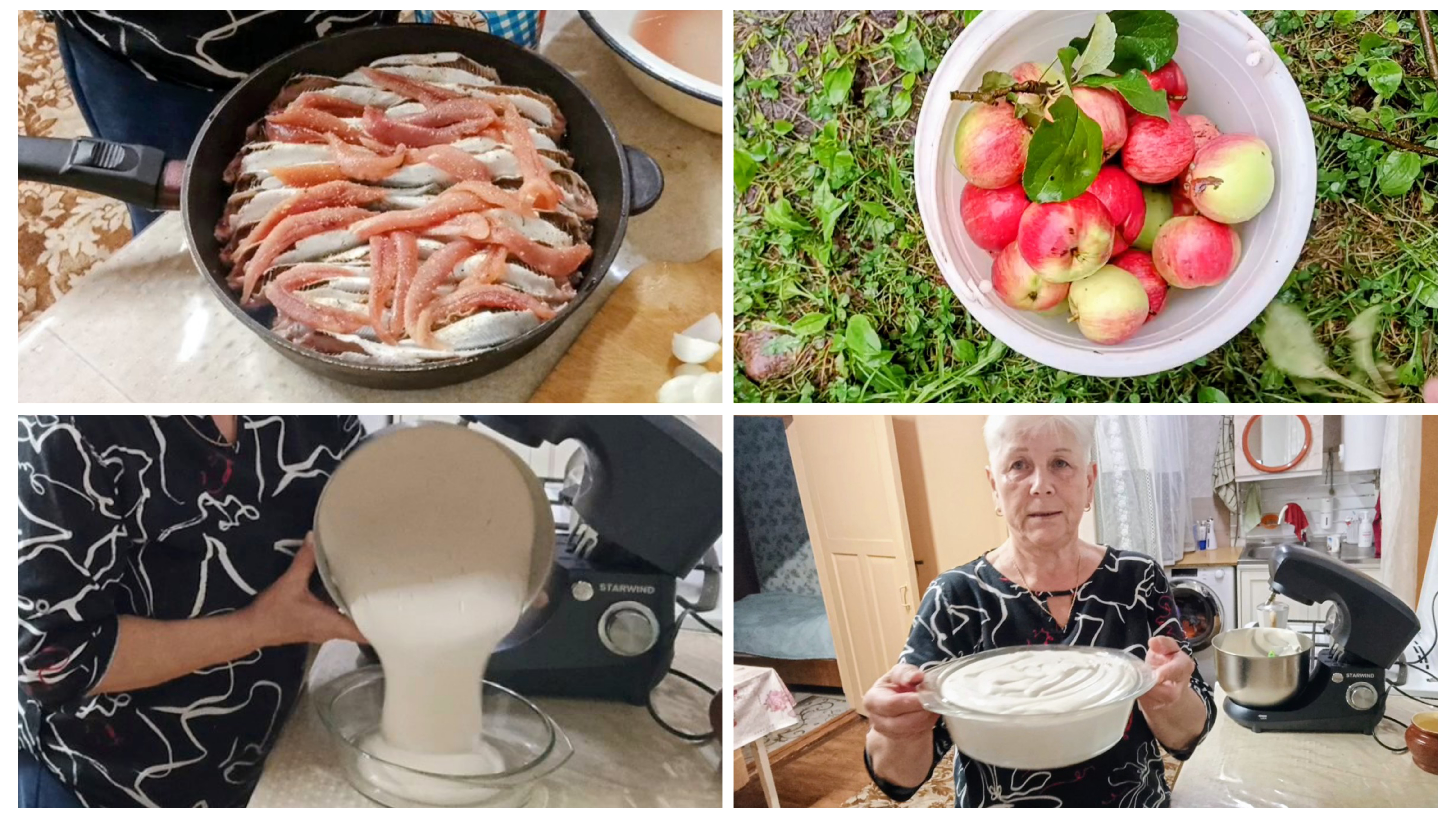 Жизнь на пенсии.. Приготовила обед и яблочное суфле..