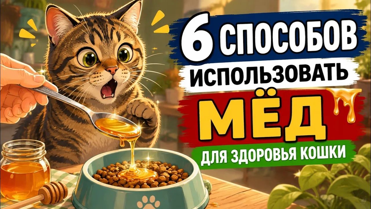 Что Будет, Если Дать Кошке Мёд？ 6 Малоизвестных Фактов и Польза