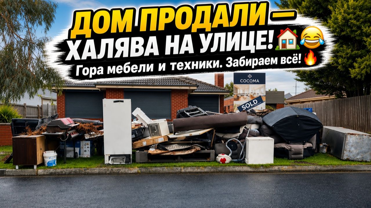 Горы вещей после дождливых выходных