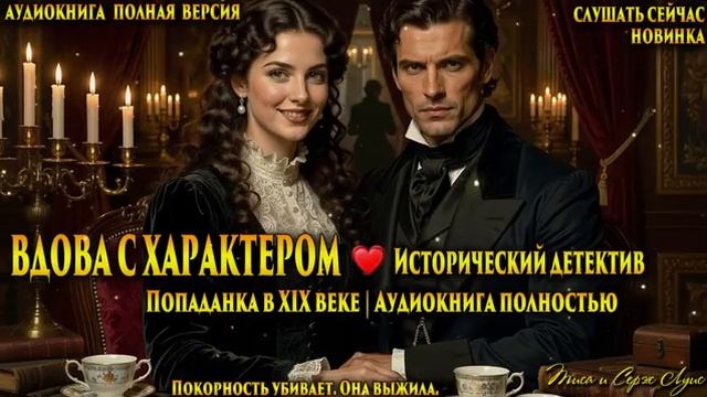 Вдова с характером ✨ Полная аудиокнига ✨ Любовное фэнтези ✨ Попаданка