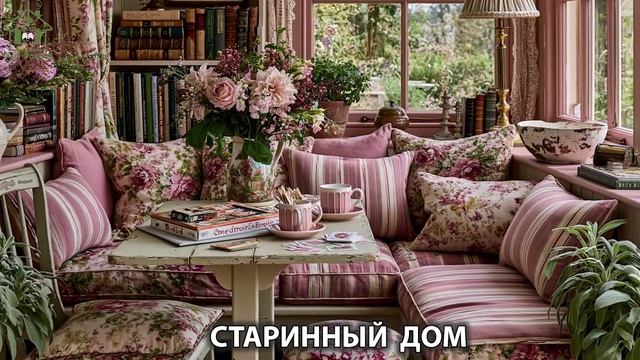 Старинный дом в розовых тонах и что внутри (11)