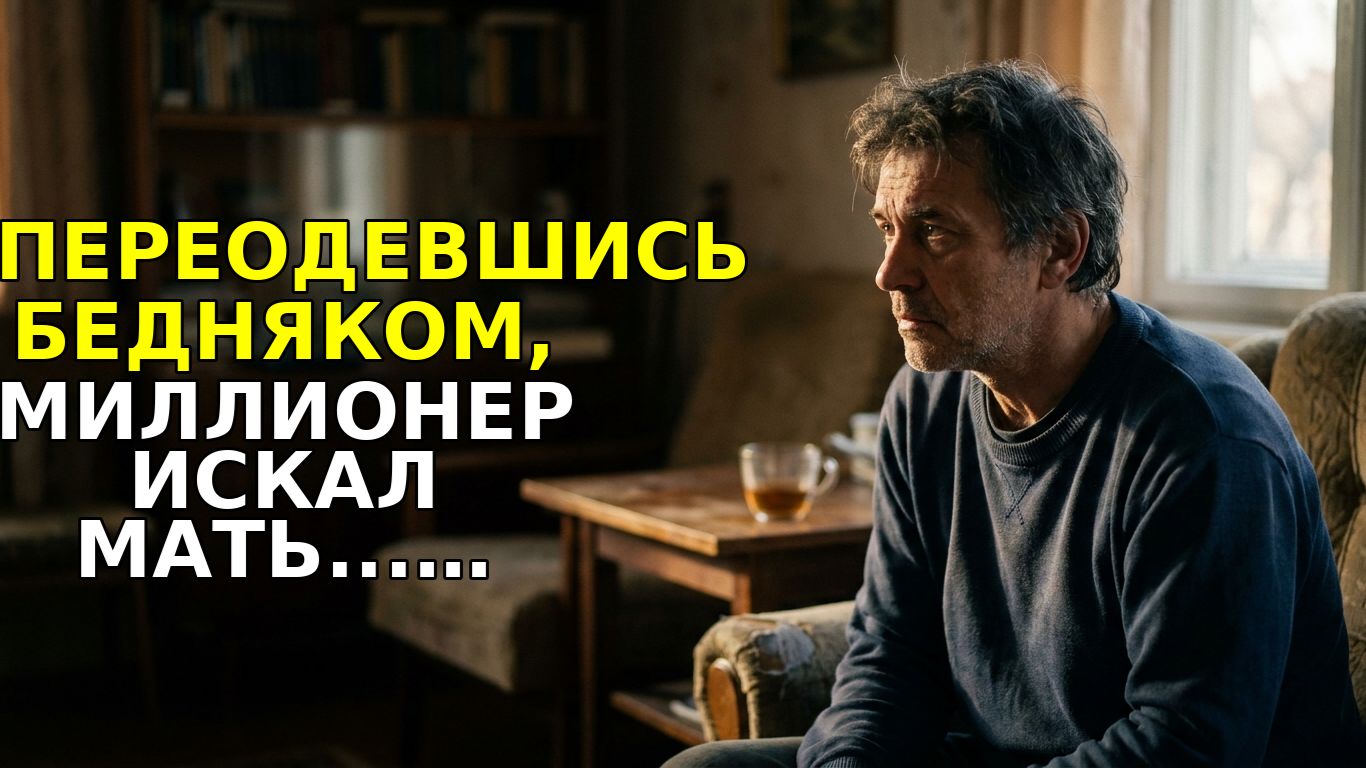 Переодевшись БЕДНЯКОМ, миллионер искал мать... пока уборщица не УДИВИЛА его