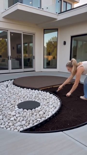 Отличные идеи для ландшафтного дизайна дома и дачи #дизайн #diy #ремонт #строительство #интерьер
