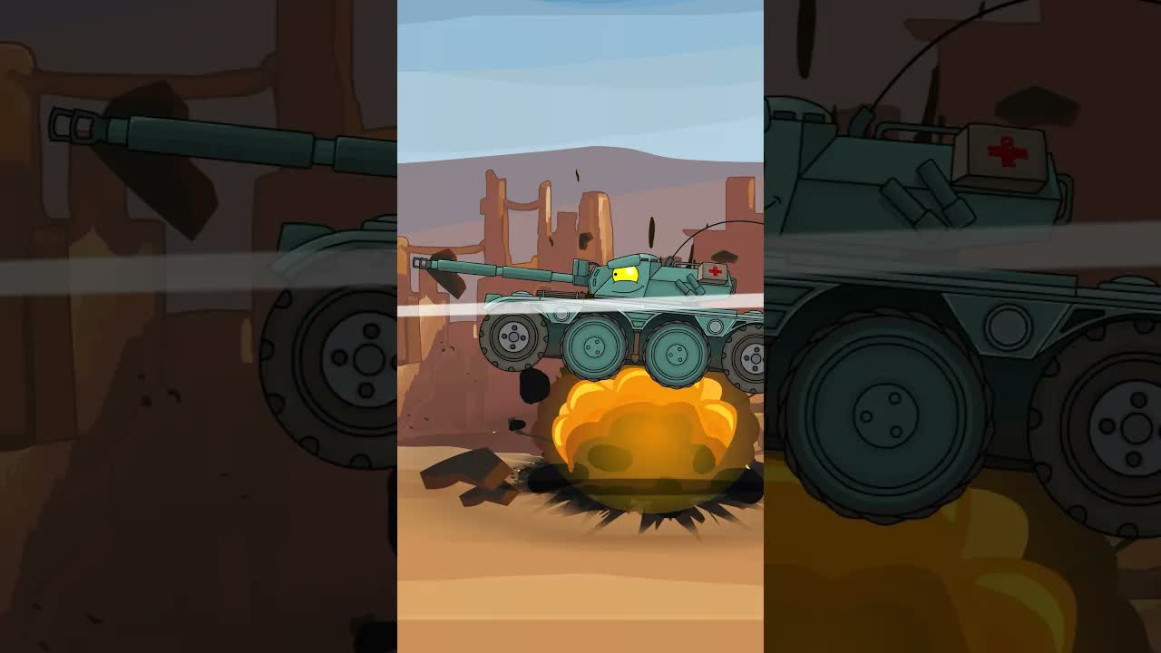 Пора на работу! #homeanimations #cartoon #animation #мультик #tank