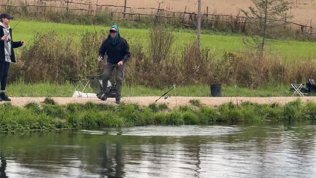 Поимки форели на водоеме