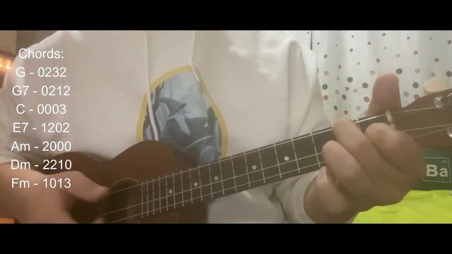 Billie Eilish Happier Than Ever Ukulele Cover Tutorial Chords