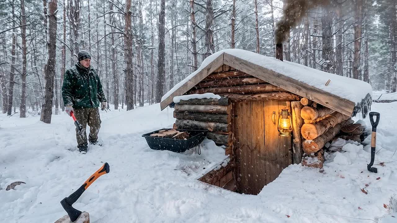 Строим самые уютные землянки в дикой природе. Bushcraft и выживание