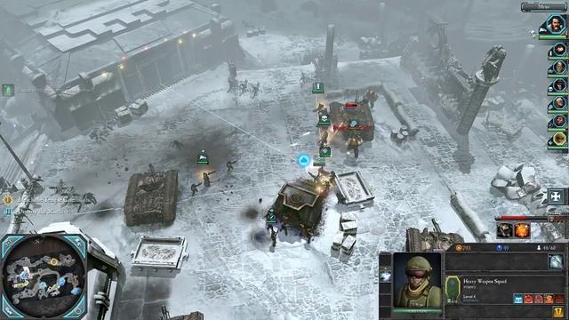 WH40K DoW2 Retribution Прохождение кампании за Имперскую гвардию Часть 6 Chapter Keep Selenon