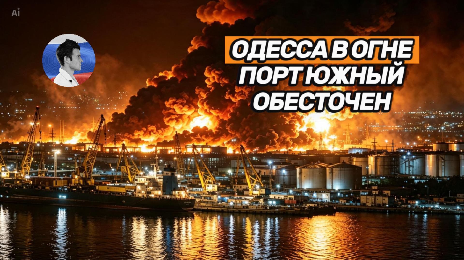 Массированный удар по Одессе. Эпицентр пылает, порт Южный обесточен