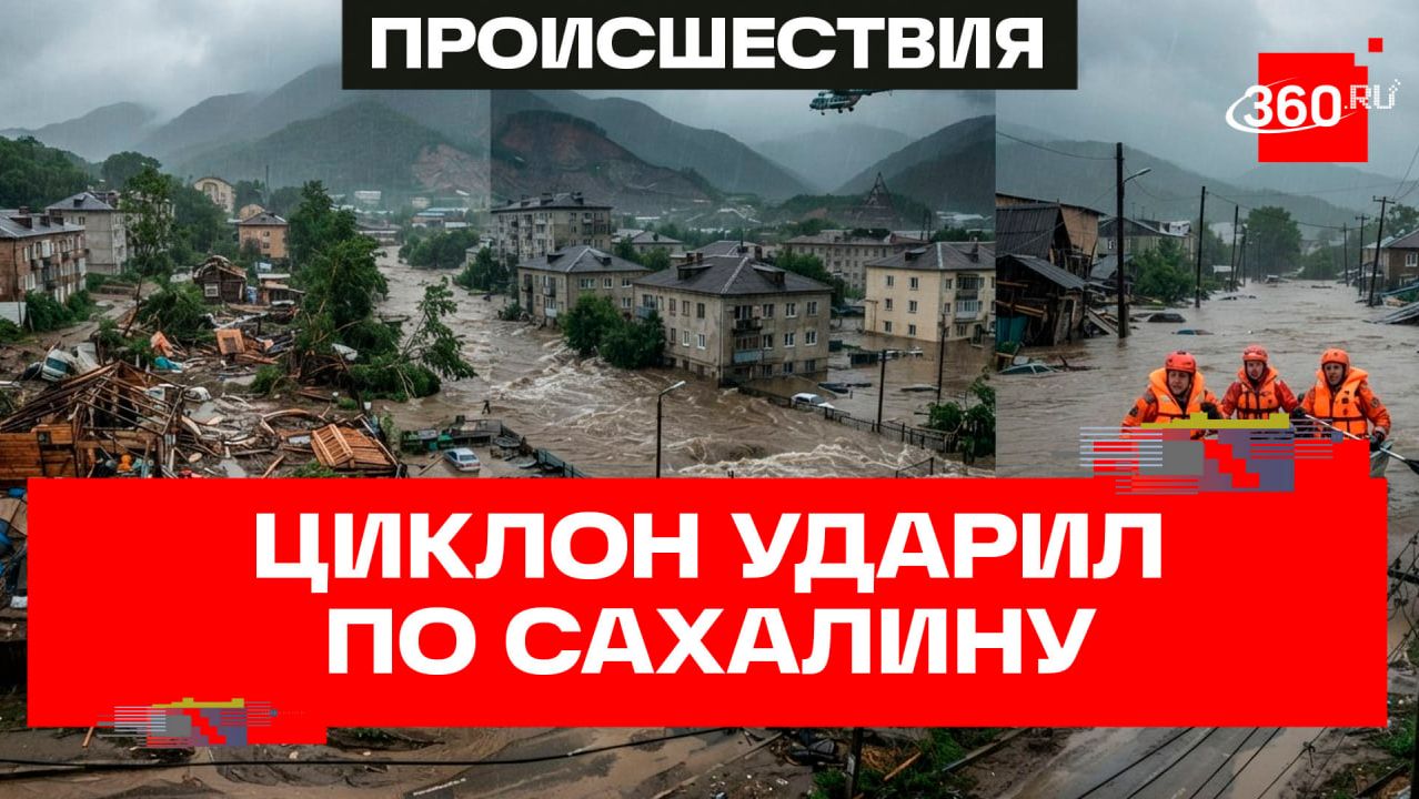 На Сахалин обрушился мощный циклон