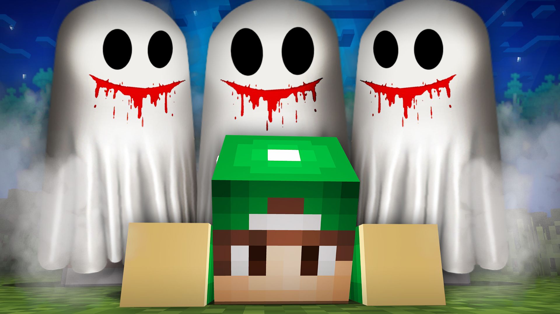 ЖИТЕЛИ НАПУГАЛИ МЕНЯ В МАЙНКРАФТ | Риколит Minecraft