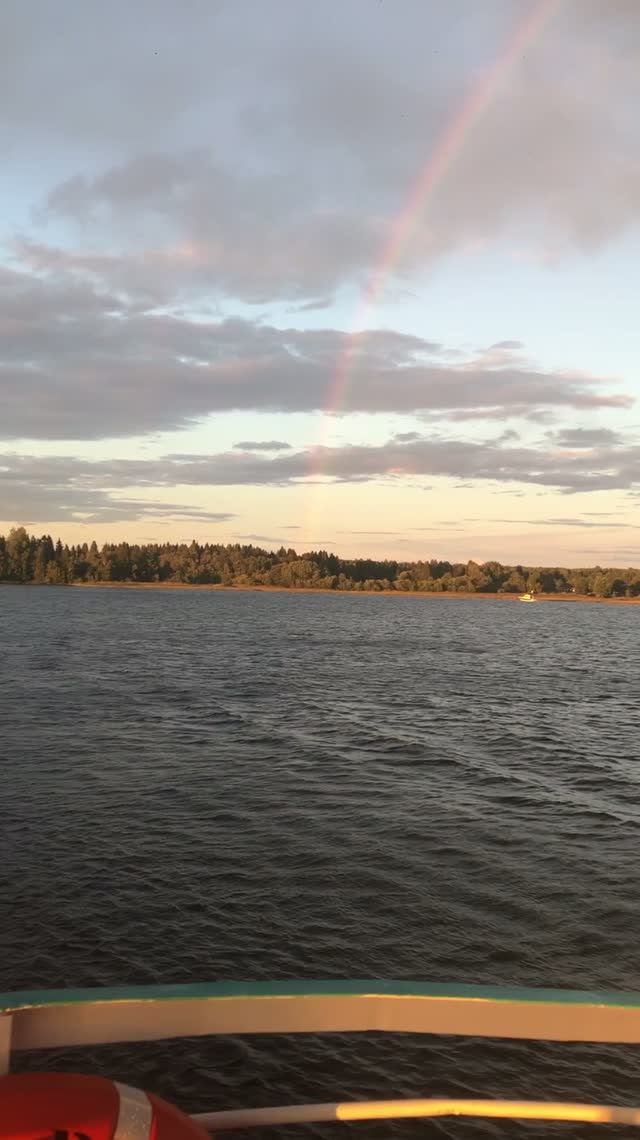 Радуга над Кижскими шхерами