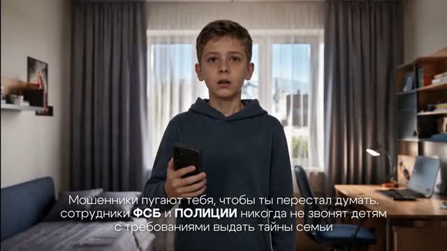 Звонки от телефонных мошенников – социальный ролик