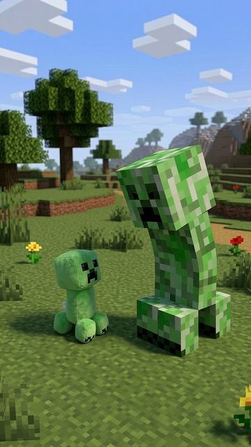 ОТЕЦ И СЫН Артикул на ВБ: 595670646 #крипер #майнкрафт #minecraft #майн