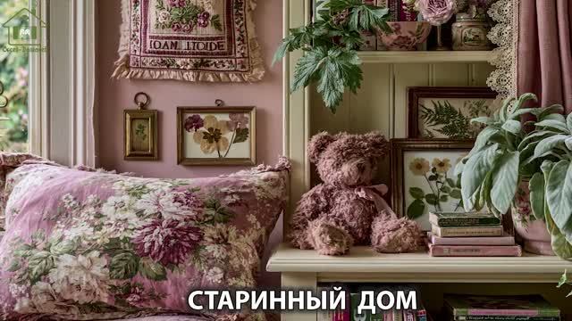 Старинный дом в розовых тонах и что внутри (17)