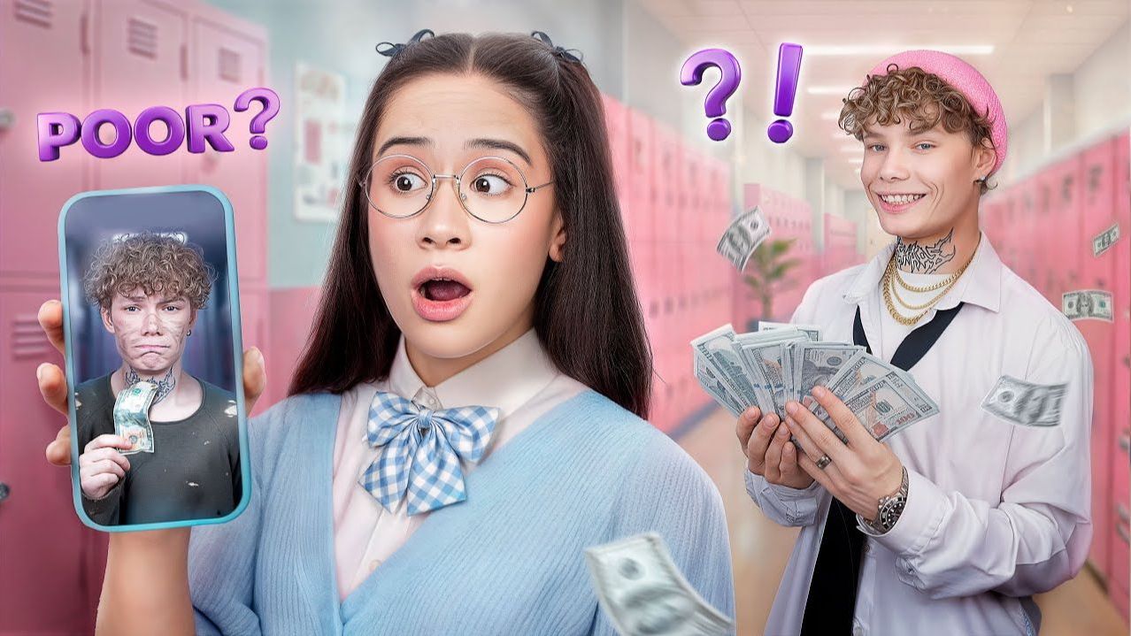Никто не знает что я бедный в элитном колледже!  Трум Колледж