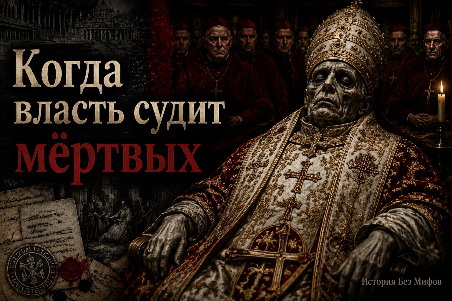 Трупный синод: зачем в Риме судили мёртвого папу