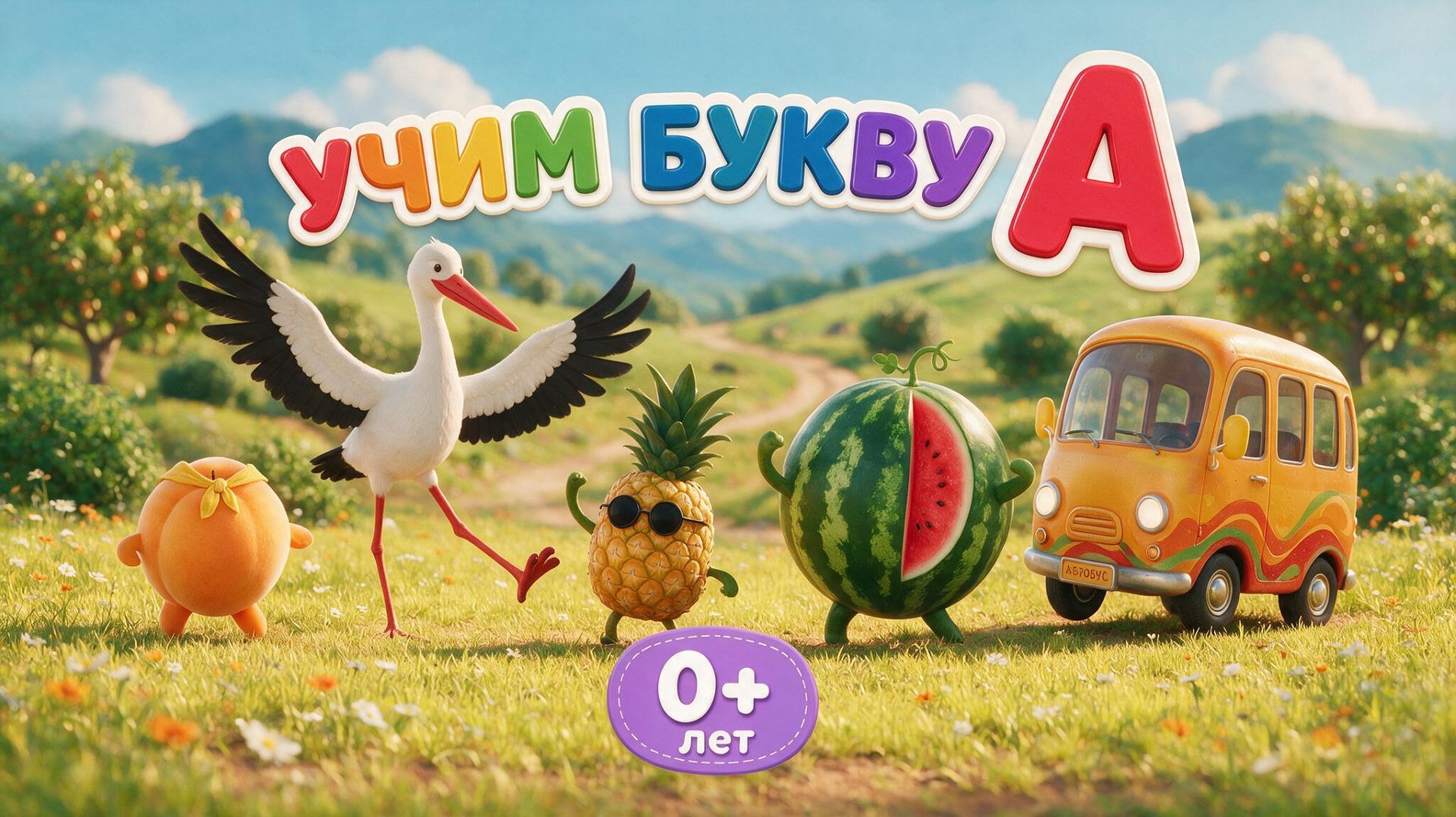 УЧИМ БУКВУ А. Мульт-песенка. Лялябум