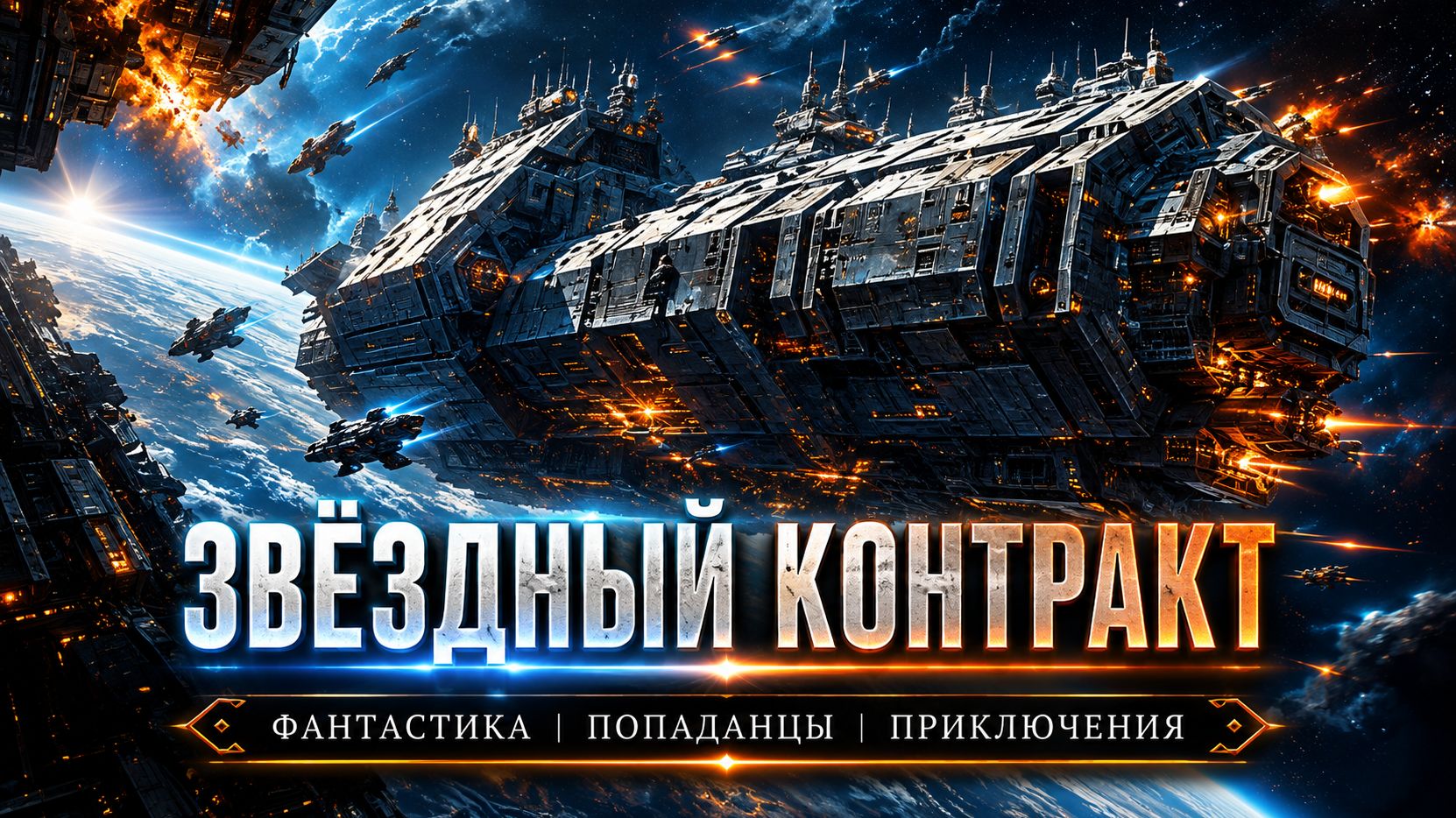 ЗВЁЗДНЫЙ КОНТРАКТ  КНИГА 1 ЧАСТЬ 2 из 2  ПОПАДАНЦЫ  АУДИОКНИГА  ФАНТАСТИКА  ПРИКЛЮЧЕНИЯ