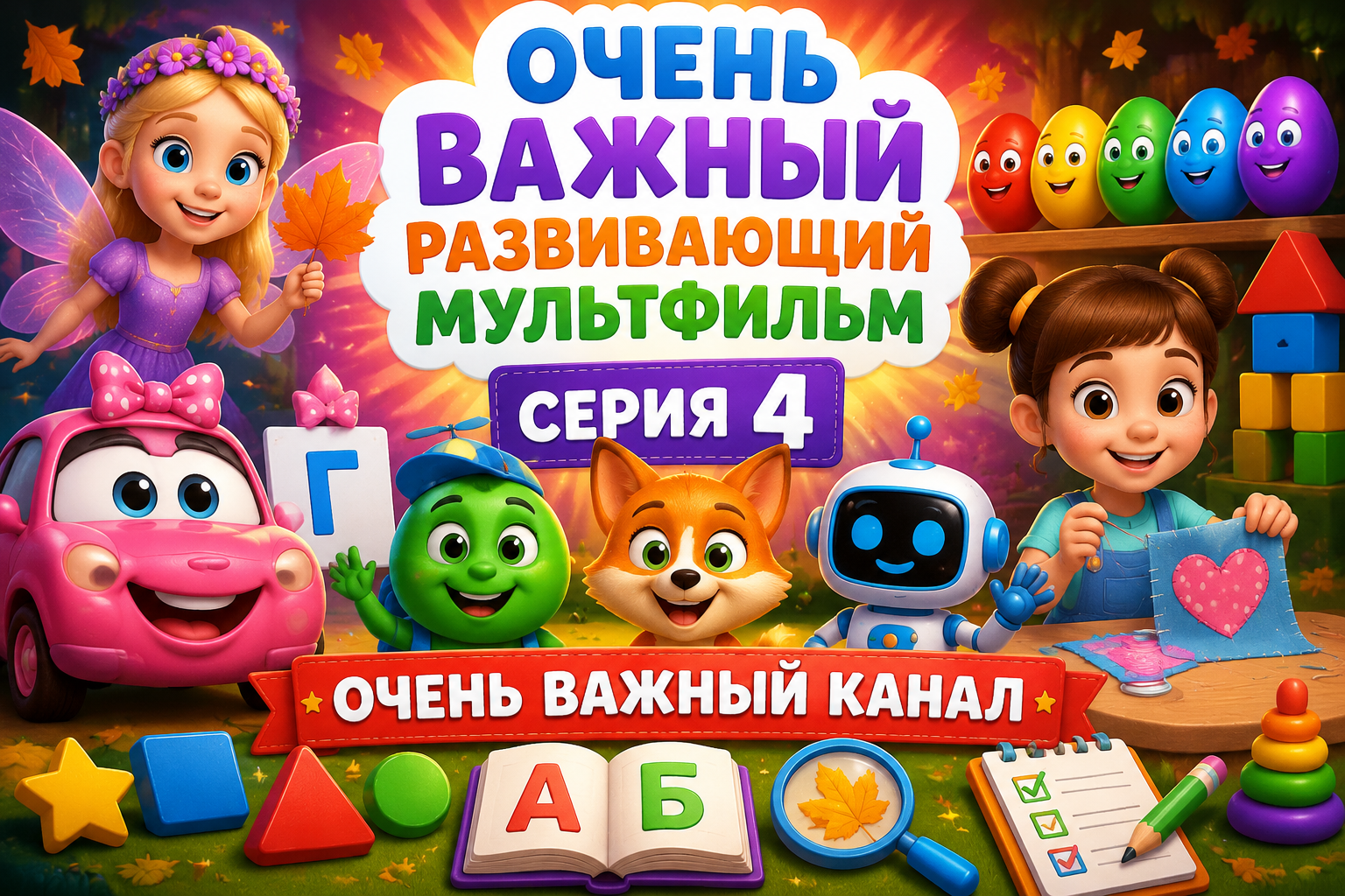 Развивающий мультфильм для детей — серия 4