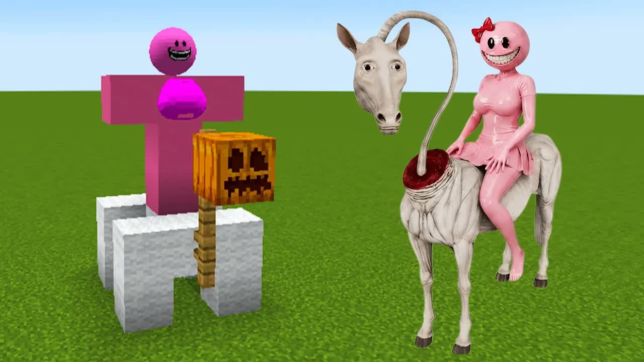 Жуткая лошадь и аддон ЛОВИТИ для Майнкрафт ПЕ! 🐴😱