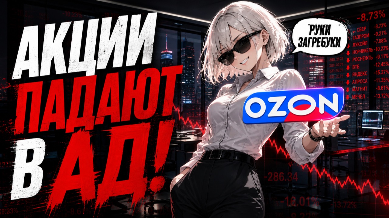 Акции ОЗОНа - ВСЕ! Кажется началось... 💀