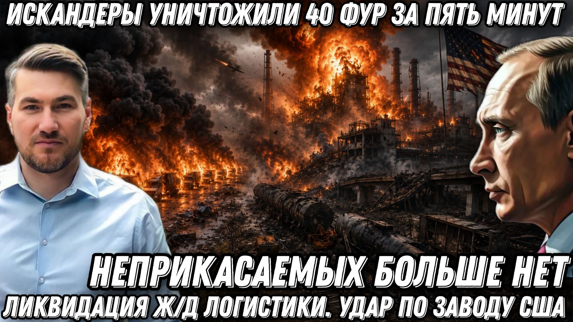 АТАКА ПО ЛОГИСТИКЕ УКРАИНЫ. УНИЧТОЖЕН ЗАВОД США. НА ЗАПАДЕ ПАНИКА. 40 ФУР ЗА 5 МИНУТ сводки новости