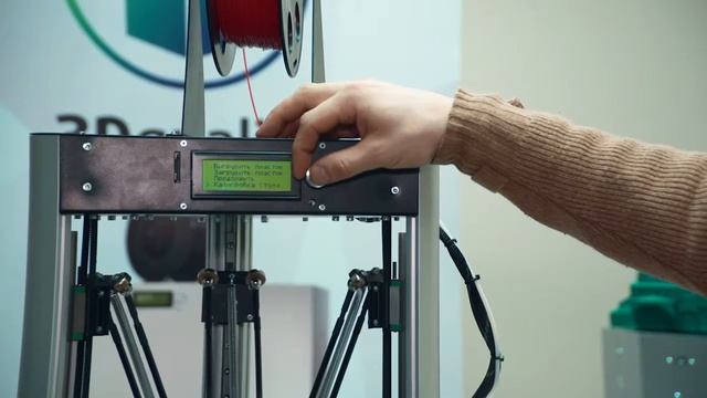 Видеоинструкция по использованию 3D принтера 3DQ Mini. Автокалибровка 3D принтера