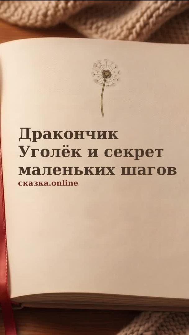 Дракончик Уголёк и секрет маленьких шагов | Сказка 5–7 лет