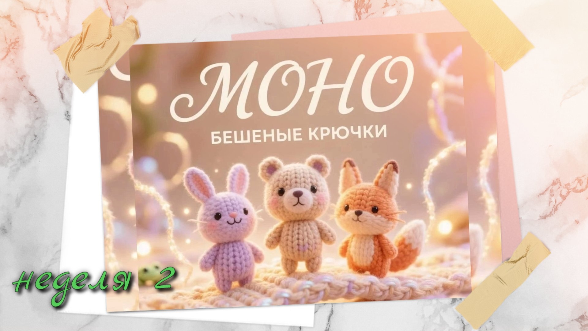 Вязание игрушек из одного мотка плюшевой пряжи. Брелоки крючком