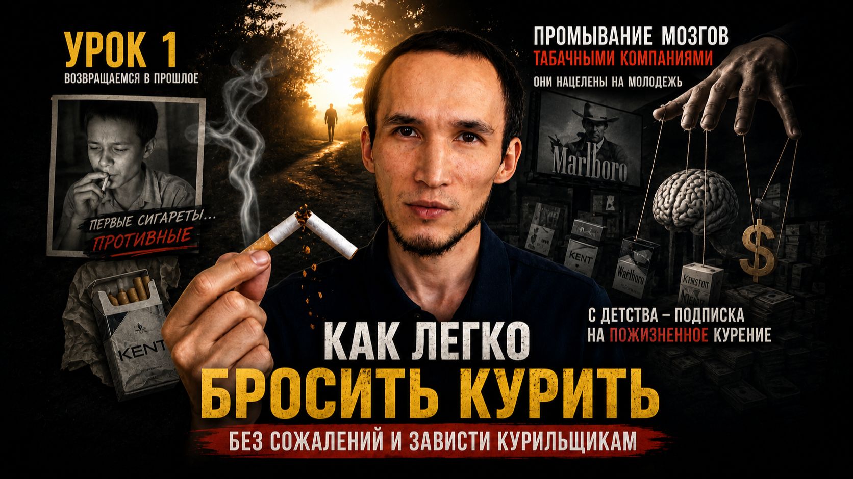 Как табачные компании создают в нас убеждения и установки. Почему мы начали курить? | Урок 1