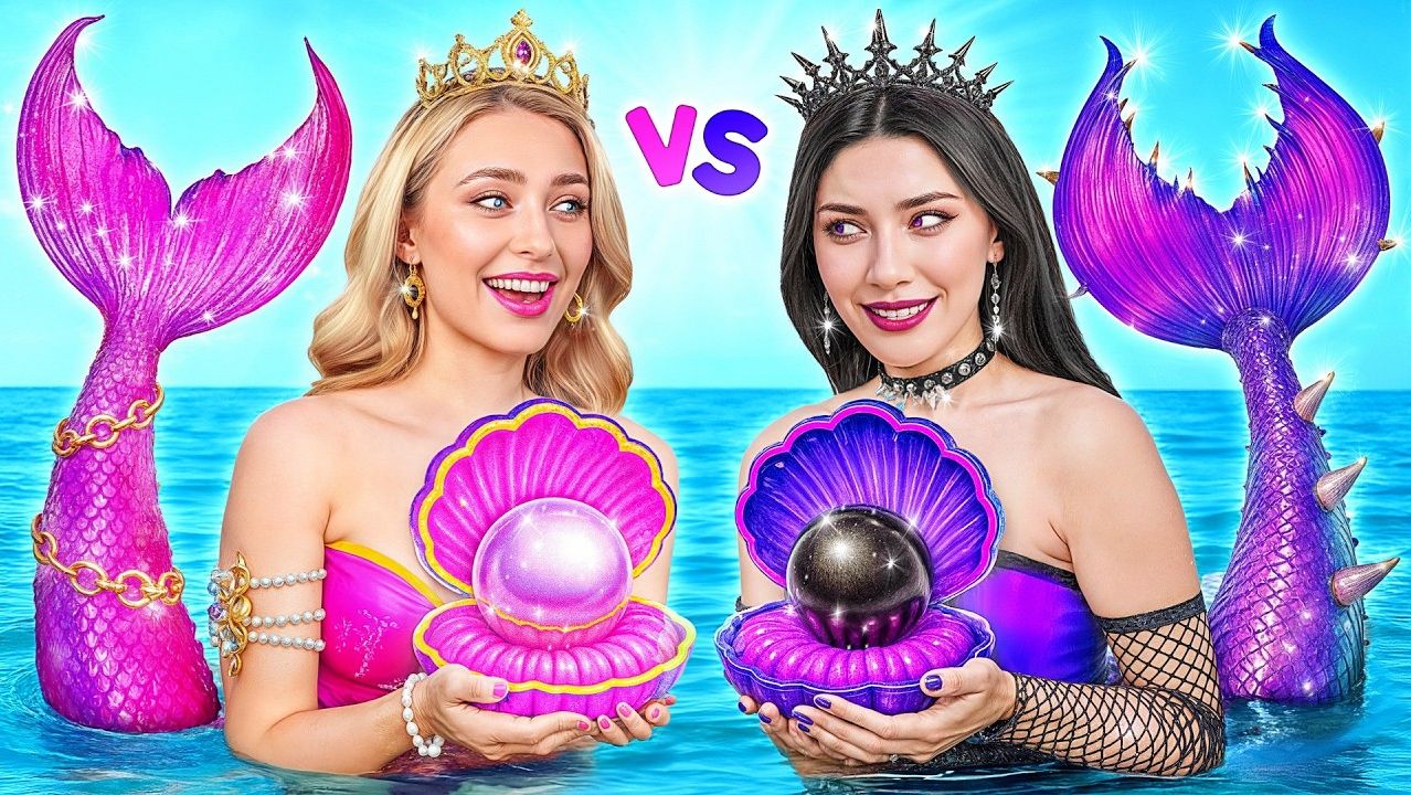 Барби Русалка Vs Братц Русалка _ Преображение Мечты для Кукол